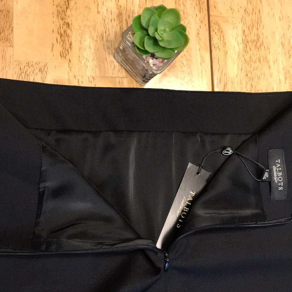 Talbots classic black skirt - Picture 7 of 8